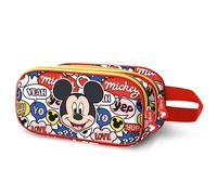 Trousse Mickey Mouse 3d 22 Cm - 2 Cpt Rouge TU