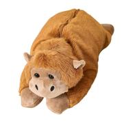 Trousse Mignonne Grande Boîte À Papeterie En Peluche En Forme De Singe Avec