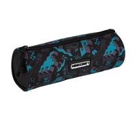 Trousse - MINECRAFT - Ronde - Turquoise - Zippée - Enfant