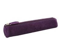 TROUSSE MINI RONDE Velours - 17x3,5 cm Violet