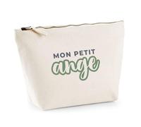 Trousse Mon Petit Ange - Pouch Case - Idée Trousse Rangement Cadeau Anniversaire Fête Original Famille Travail Départ Collègue Retraite Noël. - Gris&Vert - 2