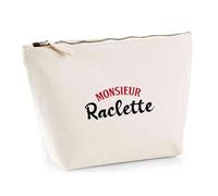 Trousse Monsieur raclette | Pouch | Idée Pochette Toilette Maquillage Transport Cadeau Anniversaire Fête Original Famille Travail Départ Collègue Retraite