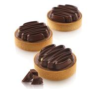 Trousse Moule en Silicone Petites Tartes Honore Avec 8 Anneaux Ring Ø 8 CM -