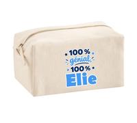 Trousse Multifonction 100% Génial 100% Elie - Multi-Purpose Case - Idée Trousse Multifonction Cadeau Anniversaire Fête Original Famille Travail Départ Collègue Retraite Noël.