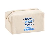 Trousse Multifonction 100% Génial 100% Jean-Baptiste - Multi-Purpose Case - Idée Trousse Multifonction Cadeau Anniversaire Fête Original Famille Travail Départ Collègue Retraite Noël.