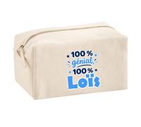 Trousse Multifonction 100% Génial 100% Lois - Multi-Purpose Case - Idée Trousse Multifonction Cadeau Anniversaire Fête Original Famille Travail Départ Collègue Retraite Noël.