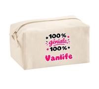 Trousse Multifonction 100% Géniale 100% Vanlife - Multi-Purpose Case - Idée Trousse Multifonction Cadeau Anniversaire Fête Original Famille Travail Départ Collègue Retraite Noël.