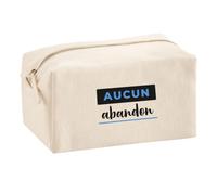 Trousse Multifonction Aucun Abandon - Multi-Purpose Case - Idée Trousse Multifonction Cadeau Anniversaire Fête Original Famille Travail Départ Collègue Retraite Noël. - Noir&Bleu - 4