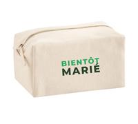 Trousse Multifonction Bientot Marie - Multi-Purpose Case - Idée Trousse Multifonction Cadeau Anniversaire Fête Original Famille Travail Départ Collègue Retraite Noël. - Vert&Vert - 1