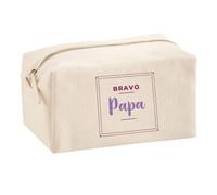 Trousse Multifonction Bravo Papa - Multi-Purpose Case - Idée Trousse Multifonction Cadeau Anniversaire Fête Original Famille Travail Départ Collègue Retraite Noël. - Violet&Violet - 3