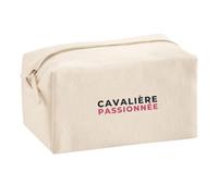 Trousse Multifonction Cavaliere Passionnee - Multi-Purpose Case - Idée Trousse Multifonction Cadeau Anniversaire Fête Original Famille Travail Départ Collègue Retraite Noël. - Bleu&Rose - 1