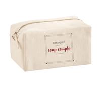 Trousse Multifonction Chaque Coup Compte - Multi-Purpose Case - Idée Trousse Multifonction Cadeau Anniversaire Fête Original Famille Travail Départ Collègue Retraite Noël. - Gris&Bordeaux - 3