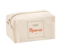 Trousse Multifonction chez Mamie - Multi-Purpose Case - Idée Trousse Multifonction Cadeau Anniversaire Fête Original Famille Travail Départ Collègue Retraite Noël. - Marron&Terracotta - 3