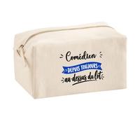 Trousse Multifonction Comedien Depuis Toujours au Dessus du Lot - Multi-Purpose Case - Idée Trousse Multifonction Cadeau Anniversaire Fête Original Famille Travail Départ Collègue Retraite Noël.