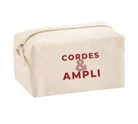Trousse Multifonction Cordes Ampli - Multi-Purpose Case - Idée Trousse Multifonction Cadeau Anniversaire Fête Original Famille Travail Départ Collègue Retraite Noël. - Bordeaux&Rose - 1