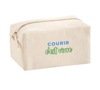 Trousse Multifonction Courir Cest Vivre - Multi-Purpose Case - Idée Trousse Multifonction Cadeau Anniversaire Fête Original Famille Travail Départ Collègue Retraite Noël. - Bleu&Vert - 2