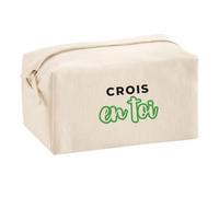 Trousse Multifonction Crois en Toi - Multi-Purpose Case - Idée Trousse Multifonction Cadeau Anniversaire Fête Original Famille Travail Départ Collègue Retraite Noël. - Noir&Vert - 2