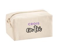 Trousse Multifonction Crois en Toi - Multi-Purpose Case - Idée Trousse Multifonction Cadeau Anniversaire Fête Original Famille Travail Départ Collègue Retraite Noël. - Violet&Noir - 2
