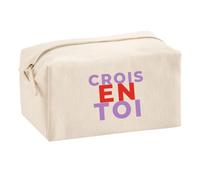 Trousse Multifonction Crois en Toi - Multi-Purpose Case - Idée Trousse Multifonction Cadeau Anniversaire Fête Original Famille Travail Départ Collègue Retraite Noël. - Violet&Rouge - 1