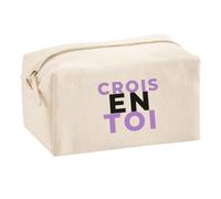 Trousse Multifonction Crois en Toi - Multi-Purpose Case - Idée Trousse Multifonction Cadeau Anniversaire Fête Original Famille Travail Départ Collègue Retraite Noël. - Violet&Noir - 1