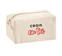 Trousse Multifonction Crois en Toi - Multi-Purpose Case - Idée Trousse Multifonction Cadeau Anniversaire Fête Original Famille Travail Départ Collègue Retraite Noël. - Noir&Rouge - 2