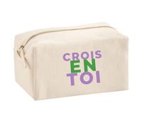 Trousse Multifonction Crois en Toi - Multi-Purpose Case - Idée Trousse Multifonction Cadeau Anniversaire Fête Original Famille Travail Départ Collègue Retraite Noël. - Violet&Vert - 1