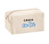 Trousse Multifonction Crois en Toi - Multi-Purpose Case - Idée Trousse Multifonction Cadeau Anniversaire Fête Original Famille Travail Départ Collègue Retraite Noël. - Noir&Bleu - 2