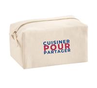 Trousse Multifonction Cuisiner pour Partager - Multi-Purpose Case - Idée Trousse Multifonction Cadeau Anniversaire Fête Original Famille Travail Départ Collègue Retraite Noël. - Bordeaux&Bleu - 1
