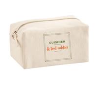 Trousse Multifonction Cuisiner Tout Oublier - Multi-Purpose Case - Idée Trousse Multifonction Cadeau Anniversaire Fête Original Famille Travail Départ Collègue Retraite Noël. - Kaki&Orange - 3