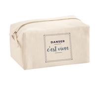 Trousse Multifonction Danser Cest Vivre - Multi-Purpose Case - Idée Trousse Multifonction Cadeau Anniversaire Fête Original Famille Travail Départ Collègue Retraite Noël. - Bleu&Gris - 3