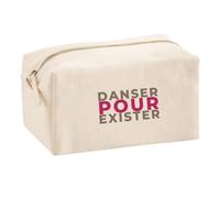 Trousse Multifonction Danser pour Exister - Multi-Purpose Case - Idée Trousse Multifonction Cadeau Anniversaire Fête Original Famille Travail Départ Collègue Retraite Noël. - Marron&Rouge - 1