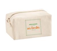 Trousse Multifonction Depasser Ses Limites - Multi-Purpose Case - Idée Trousse Multifonction Cadeau Anniversaire Fête Original Famille Travail Départ Collègue Retraite Noël. - Vert&Orange - 3