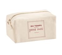 Trousse Multifonction du Temps pour Moi - Multi-Purpose Case - Idée Trousse Multifonction Cadeau Anniversaire Fête Original Famille Travail Départ Collègue Retraite Noël. - Bordeaux&Rose - 3