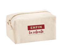 Trousse Multifonction Enfin la Retraite - Multi-Purpose Case - Idée Trousse Multifonction Cadeau Anniversaire Fête Original Famille Travail Départ Collègue Retraite Noël. - Bordeaux&Kaki - 4