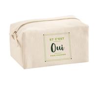 Trousse Multifonction Et C'est Oui pour Toujours - Multi-Purpose Case - Idée Trousse Multifonction Cadeau Anniversaire Fête Original Famille Travail Départ Collègue Retraite Noël. - Vert&Vert - 3