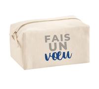 Trousse Multifonction Fais Un Vœu - Multi-Purpose Case - Idée Trousse Multifonction Cadeau Anniversaire Fête Original Famille Travail Départ Collègue Retraite Noël. - Gris
