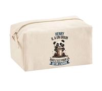 Trousse Multifonction Henry Panda Grain | Trousse Scolaire Fournitures Bureau Maquillage Idée Cadeau Collègue Noël Anniversaire