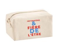 Trousse Multifonction Infirmiere Fiere de Letre - Multi-Purpose Case - Idée Trousse Multifonction Cadeau Anniversaire Fête Original Famille Travail Départ Collègue Retraite Noël. - Rouge&Bleu - 1