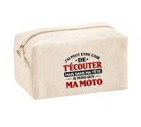 Trousse Multifonction J'Ai Peut-être l'air de t'écouter mais dans ma tête Je Pense qu'à ma Moto J'Ai Peut-être l'air de t'écouter mais Je ne Pense qu'à - Activité | Bordeaux