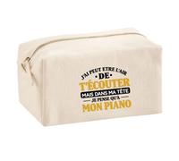 Trousse Multifonction J'Ai Peut-être l'air de t'écouter mais dans ma tête Je Pense qu'à Mon Piano J'Ai Peut-être l'air de t'écouter mais Je ne Pense qu'à - Activité