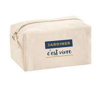 Trousse Multifonction Jardiner Cest Vivre - Multi-Purpose Case - Idée Trousse Multifonction Cadeau Anniversaire Fête Original Famille Travail Départ Collègue Retraite Noël. - Bleu&Jaune - 4