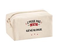 Trousse Multifonction J'peux Pas J'Ai Généalogie - Multi-Purpose Case - Idée Trousse Multifonction Cadeau Anniversaire Fête Original Famille Travail Départ Collègue Retraite Noël.