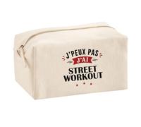 Trousse Multifonction J'peux Pas J'Ai Street Workout - Multi-Purpose Case - Idée Trousse Multifonction Cadeau Anniversaire Fête Original Famille Travail Départ Collègue Retraite Noël.