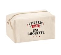 Trousse Multifonction J'peux Pas J'Ai Une Chouette - Multi-Purpose Case - Idée Trousse Multifonction Cadeau Anniversaire Fête Original Famille Travail Départ Collègue Retraite Noël.