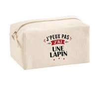 Trousse Multifonction J'peux Pas J'Ai Une Lapin - Multi-Purpose Case - Idée Trousse Multifonction Cadeau Anniversaire Fête Original Famille Travail Départ Collègue Retraite Noël.