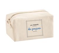 Trousse Multifonction La Fierte du Paysan - Multi-Purpose Case - Idée Trousse Multifonction Cadeau Anniversaire Fête Original Famille Travail Départ Collègue Retraite Noël. - Bleu - 3