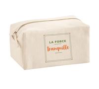 Trousse Multifonction La Force Tranquille - Multi-Purpose Case - Idée Trousse Multifonction Cadeau Anniversaire Fête Original Famille Travail Départ Collègue Retraite Noël. - Kaki&Orange - 3
