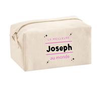 Trousse Multifonction La Meilleure Joseph au Monde 2 - Multi-Purpose Case - Idée Trousse Multifonction Cadeau Anniversaire Fête Original Famille Travail Départ Collègue Retraite Noël.