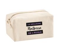 Trousse Multifonction La Meilleure Maitresse de Lecole - Multi-Purpose Case - Idée Trousse Multifonction Cadeau Anniversaire Fête Original Famille Travail Départ Collègue Retraite Noël. -. - 4