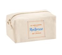 Trousse Multifonction La Meilleure Maitresse de Lecole - Multi-Purpose Case - Idée Trousse Multifonction Cadeau Anniversaire Fête Original Famille Travail Départ Collègue Retraite Noël. -. - 3